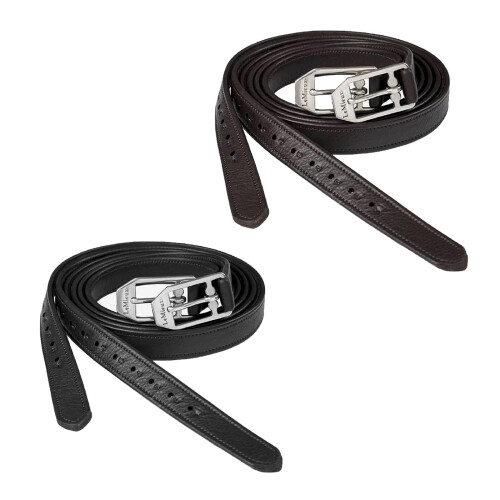 LeMieux Arika Stirrup Leathers 160cm Black