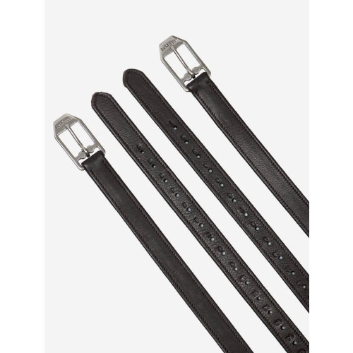 LeMieux Arika Stirrup Leathers 160cm Black 2