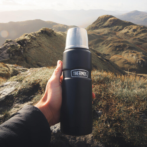 Thermos Thermos Stainless King Flask, 470 ml, Raspberry 1