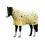 Saxon 600D Pony Combo Neck Medium Rhino Print 36"" 1
