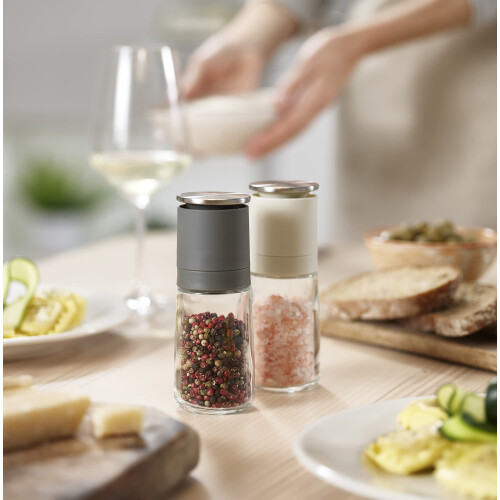 Joseph Joseph Joseph Joseph Salt and Pepper Grinder Set - Black/Grey 2