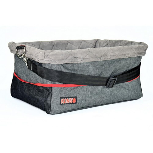 KONG KONG Secure Dog Car Booster Seat with Built-in Tether 1
