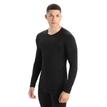 Icebreaker Merino Men's Mens 200 Oasis Ls Crewe, Black, L