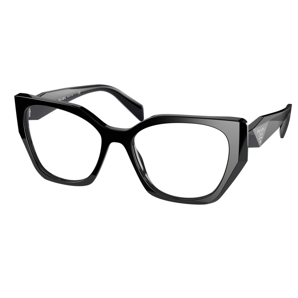 New Prada Pr 18Wv 1Ab1o1 Plastic Fashion Eyeglasses 52Mm Black 0Pr 18Wv