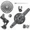 SRAM SRAM GX T-Type trapondersteuning bouwset Brose 160 mm set 1