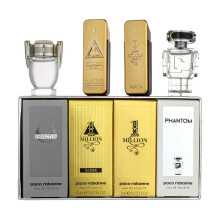 Paco Rabanne Herren-Eau de Cologne Geschenkset (4 x 5 ml) Reisevielfalt