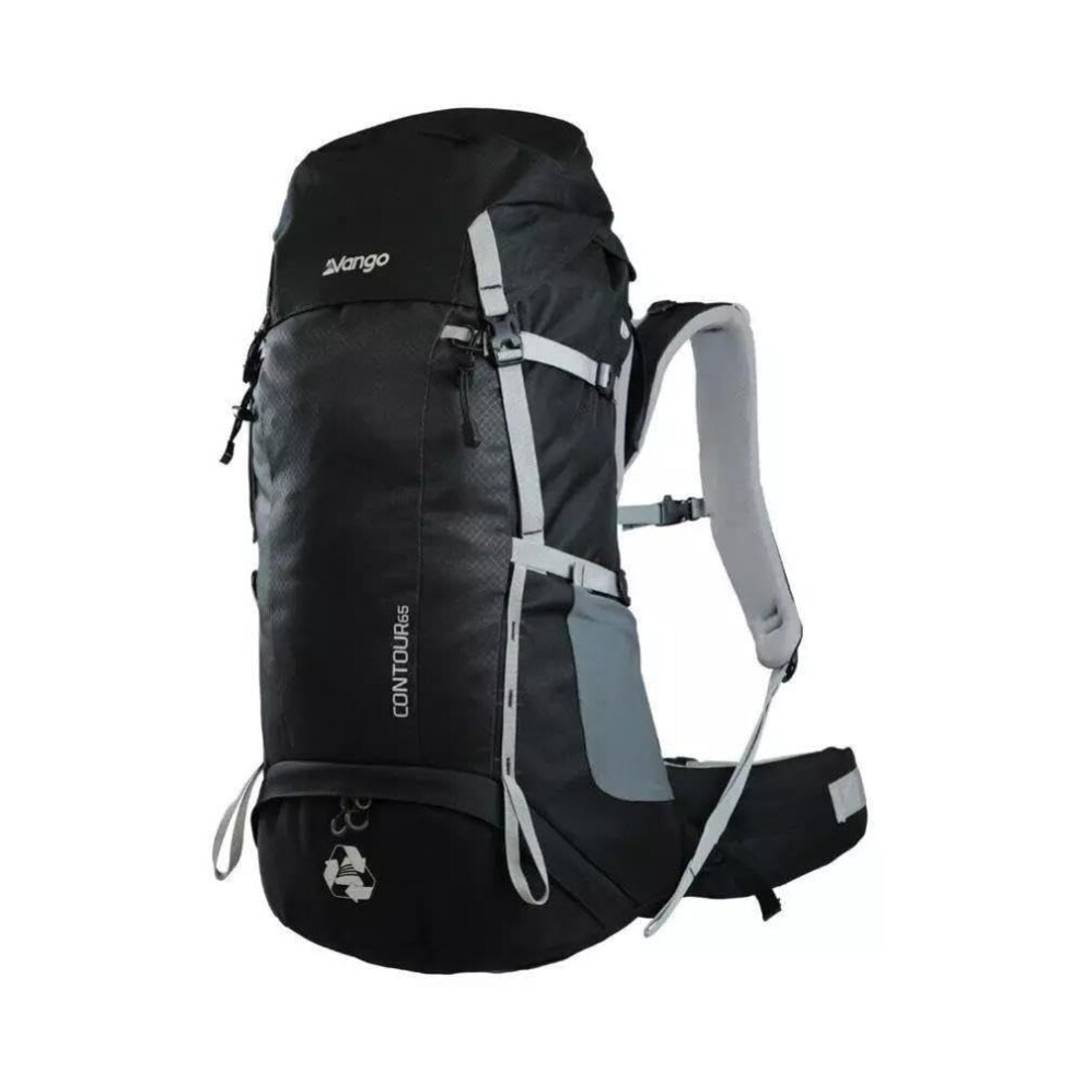 Vango Contour 65L Trekking Rucksack (Black), One Size Black