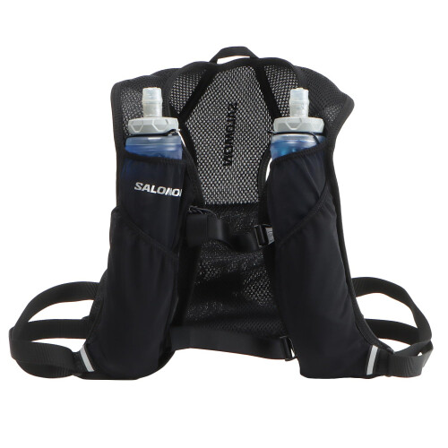 Salomon Salomon AGILE 2 Running Hydration Pack with flasks, BLACK, NS 1