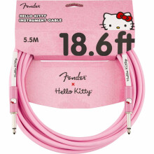 Fender Hello Kitty Instrumentkabel 18.6ft Gitarrkabel Rosa