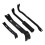 Amazon Amazon Basics Pry Bar/Nail Puller Set, 4 count (Pack of 1), Black 1
