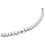 Swarovski Collier de tennis  matrice swarovski 4