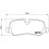 Brembo Brembo P44013 Poscende de frein  disque arrire bas 2
