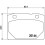 Brembo Brembo P44013 Poscende de frein  disque arrire bas 3