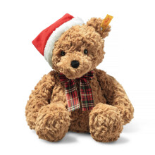 Steiff Soft Cuddly Friends Jimmy Teddy Bear Christmas 12"""" plyschleksak