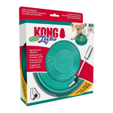 Kong leckt Spinz rotierende strukturierte Lebensmittelpolster mit nicht-Skid-Basis (gro)