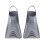 Zone3 Silicon V-Flex Ergo Schwimmtrainingstraining Flossen (Silber klein) 1