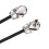Amazon Amazon Basics 1/4 Inch Guitar Patch Auxiliary Cable, 6 in, 6-Pack, Black 2