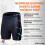 ZONE3 Neopren-Auftriebsshorts „The Next Step“ 3/2 mm (Schwarz/Grün X-Small) 3