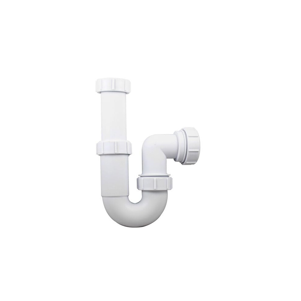 Universal Telescopic Adjustable Swivel P Trap - 32Mm (1.1/4"") Sink Waste Trap 5055967921351