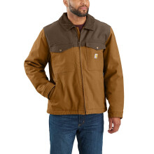 Veste isolante Carhartt Homme Montana Rugged Flex Duck, Marron Carhartt/Café, Grand