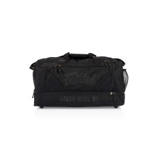 Fairtex Gym Bag Gear Equipment for Muay Thai, Boxing, Kickboxing, MMA (BAG2-Black)