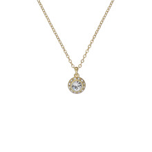 Ted Baker London Soltell Solitaire Sparkle Crystal ketting voor dames (goud/kristal)