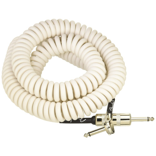 Fender Fender Hendrix Voodoo Child Cable White Straight 1/4"""" Angle Guitar Tools (0990823002) 1