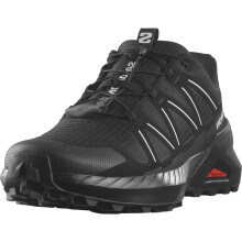 Salomon Men's SPEEDCROSS PEAK Trail Running Shoes for Men, Black / Black / Glacier Gray, 10