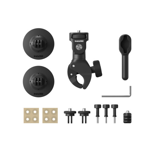 ‎Insta360 Insta360 Motorcycle Bundle, Universal Powerful Clamp and Flexible Adhesive Mount for Cameras 2