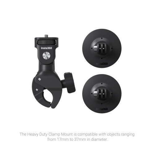 ‎Insta360 Insta360 Motorcycle Bundle, Universal Powerful Clamp and Flexible Adhesive Mount for Cameras 1