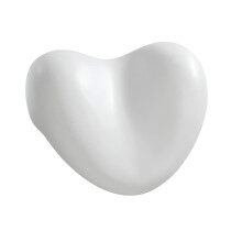Wenko 18936100 Tropic 25 x 20,5 x 11 cm Cuscino da bagno morbido/schiuma per testa e collo bianco