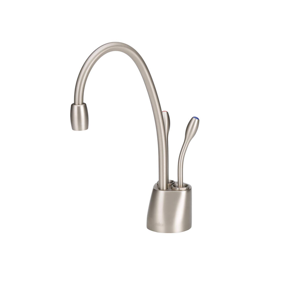 Photos - Tap In-Sink-Erator InSinkErator Contemporary Instant Hot and Cold Water Dispenser Faucet, Satin Nickel, F-HC1100SN F-HC1100SN 