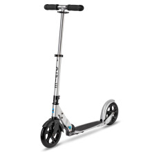 Micro scooters | Scooter para adultos micro clsico | Big Wheels | Commuting de la ciudad | Plegable | Plateado mate