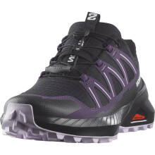 Salomon Women's SPEEDCROSS PEAK Trail Running Shoes for Women, Black / Nightshade / Orchid Petal,8.5