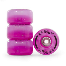 Rio Roller Light Up Wheels, Unisex Adult, Unisex-Adult, RIO535_S_Rosa (Frost), Pink (Frosted), Small