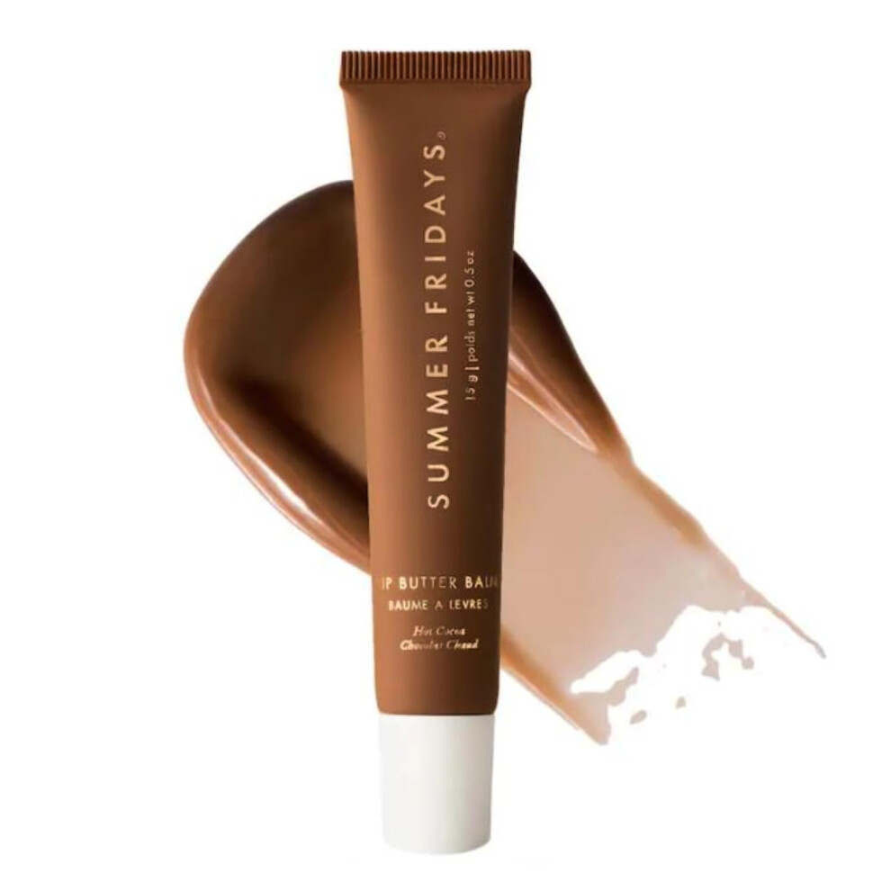 Summer Fridays Lip Butter Balm - Hot Cocoa (Sheer Warm Chocolate) - 0.5 Oz / 15 G ~ Limited Edition ~