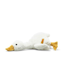 Steiff Gilda Goose Plush Toy - Premium Stuffed Animal for Kids, Machine Washable, Ages 0+ (White, 10"") - Plush Soft Toy