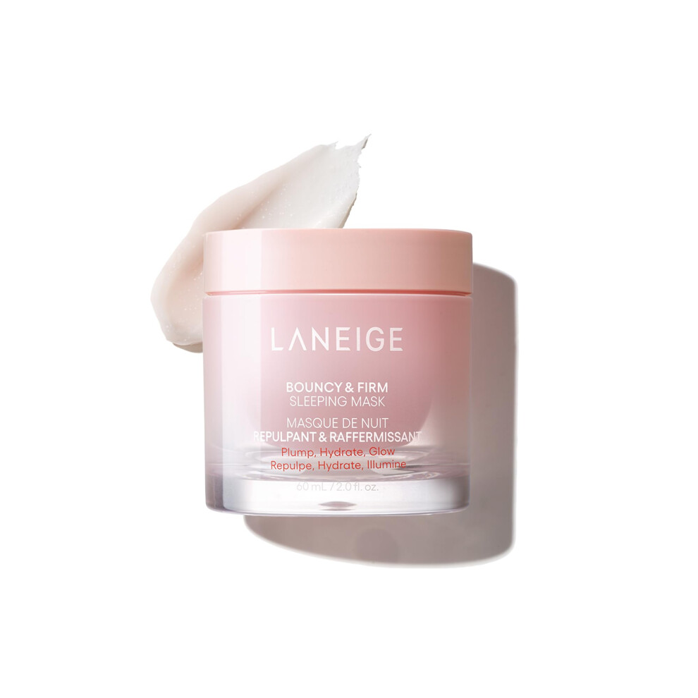 Masque de nuit rebondissant et ferme LANEIGE  : revitalise le complexe lisse de pivoine et de collag  ne, renforce la barri  re hydratante