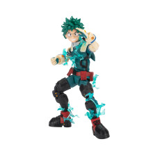 ANIME totale Izuku Midoriya - figura in scala da 6,5 ??pollici con placche scambiabili mani alternate ed effetti energetici