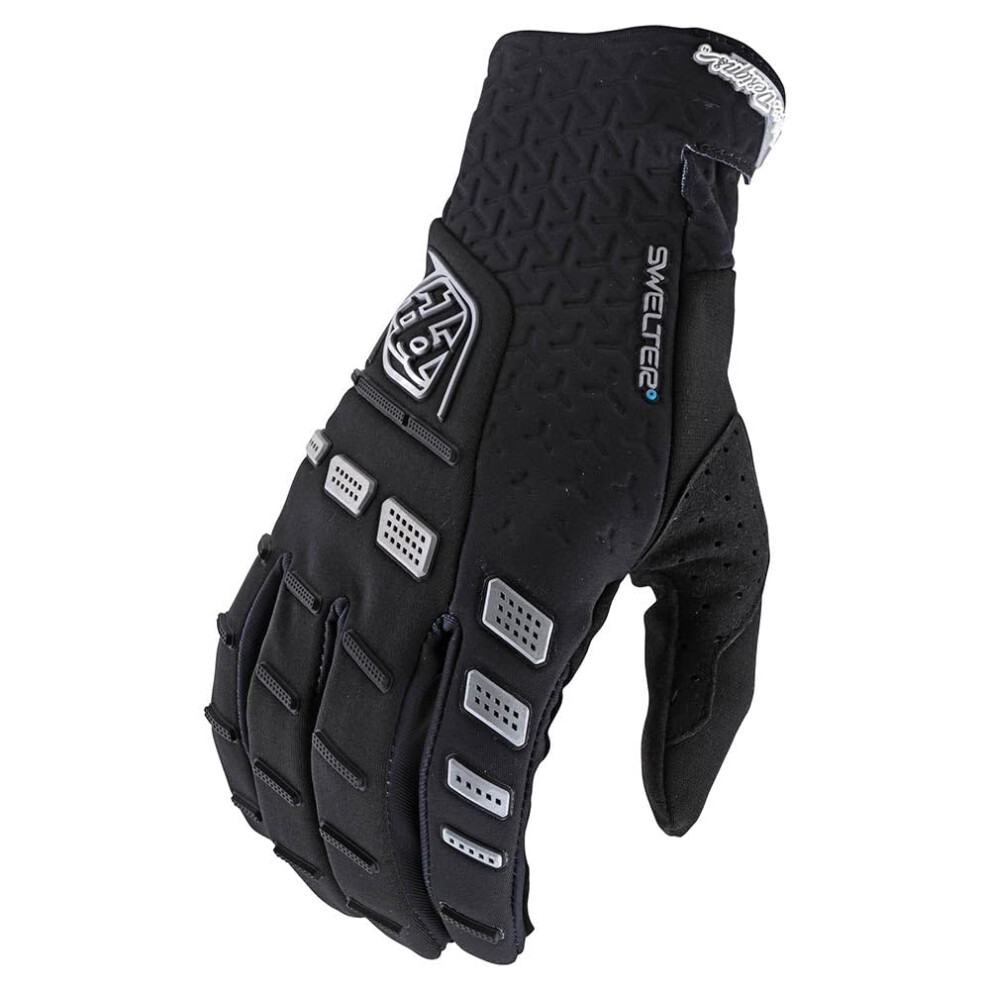 Troy Lee Designs Motocross Motorcycle Dirt Bike Racing Mountain Bicycle Riding Gloves, Swelter Glove (, Large) Black 887202305153