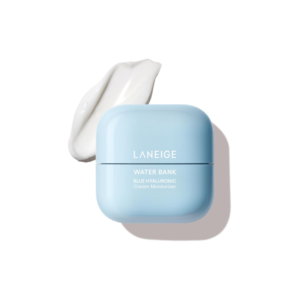 Laneige Water Bank Hyaluronic Moisturizer: Barrier-Boosting Hydration, Squalane, Ceramide, Dermatologist-Tested Blue