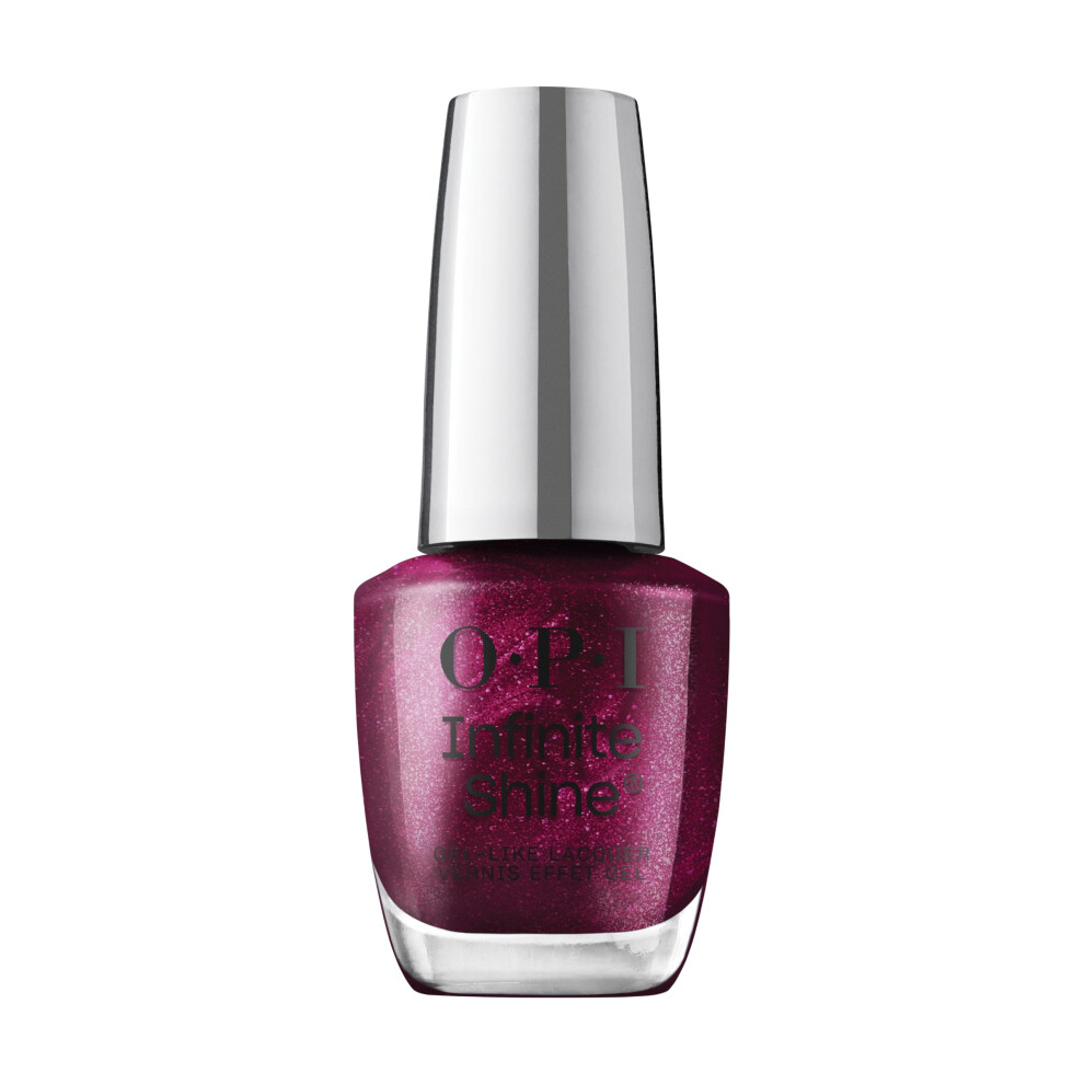 OPI Infinite Shine Vamp Champ | Sheer Dark Purple Shimmer Long Wear Gel Like Nail Polish | Vegan, Long Lasting, Streak Free