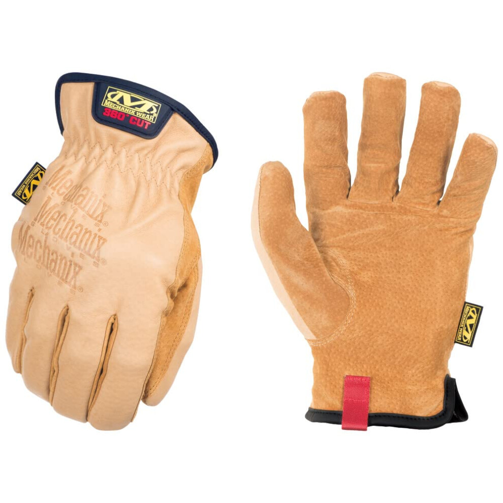 Photos - Safety Equipment Mechanix Wear: Durahide F9-360 Cut Resistant Leather Work Gloves - All Around A9 Cut Resistant Liner, Abrasion Resistant (La