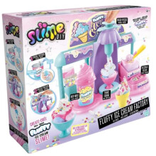 So Slime DIY Fluffy Ice Cream Factory, Create Slime Ice Cream, 3 Slime Styles, Fun Decorations + Accessories, Safe Glue-Free Slime, Ages 6+