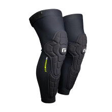 G-Form Pro-Rugged 2 Knee-Shin Guard - Comfortable - Protective Knee-Shin Guards with Pads for Biking & Cycling - Durable Compression - Black, Adult Me