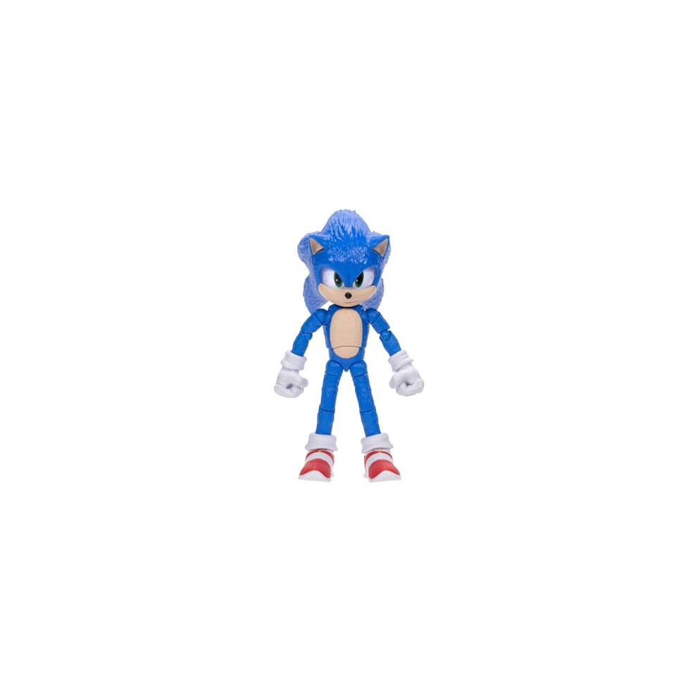 New Sonic The Hedgehog Boys Sonic 3 Movie Action Figures 5-Inch Sonic Collector Toy Figure, Highly Articulated For Girls - Officially Licensed 3 Movie Pro 423974
