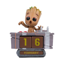 Grupo Erik perpetuo calendario Marvel Groot | Calendario scrivania Cool Distanza Gift Office Home Office Accessori per scrivania | Groot Gifts Guardi