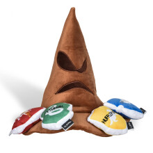 Harry Potter Hz vlogatsapka Burrow kisllatjtk | Kutyajtk vlogat sapka hzi plss kiveheto rszekkel | Sorting Hat Burrow jtk kutyknak |