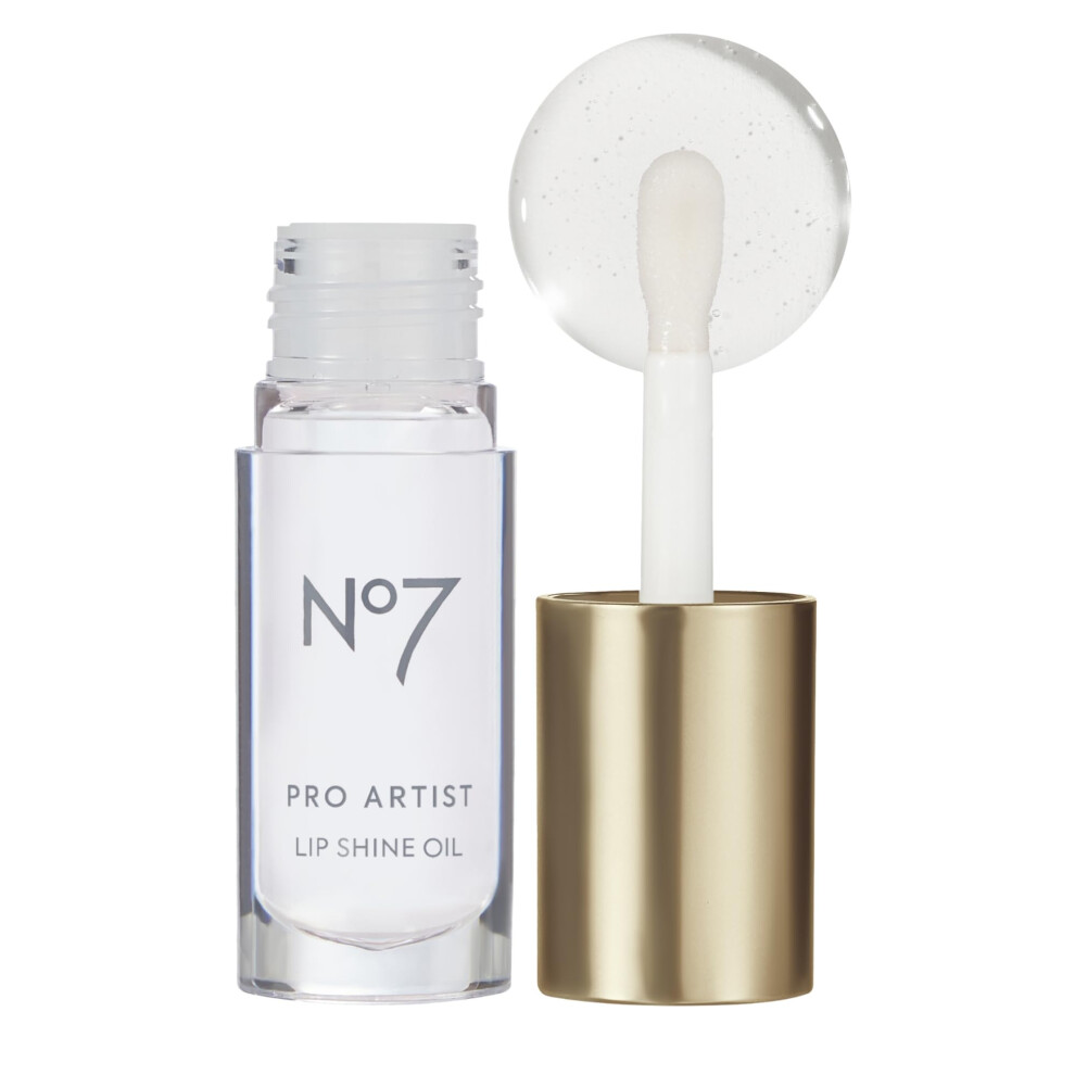 No7 Pro Artist Lip Oil - Hydrating Lip Oil With A High-Shine Finish - Non-Sticky Formula Enriched With Nourishing Ingredients To Improve Lip Hydration