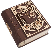 Buch der Geheimnisse - UGEARS - 3D Holzpuzzle - 160 Teile - 37,3 x 17 x 5 cm - Steampunk